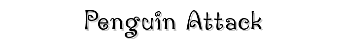 Penguin Attack font